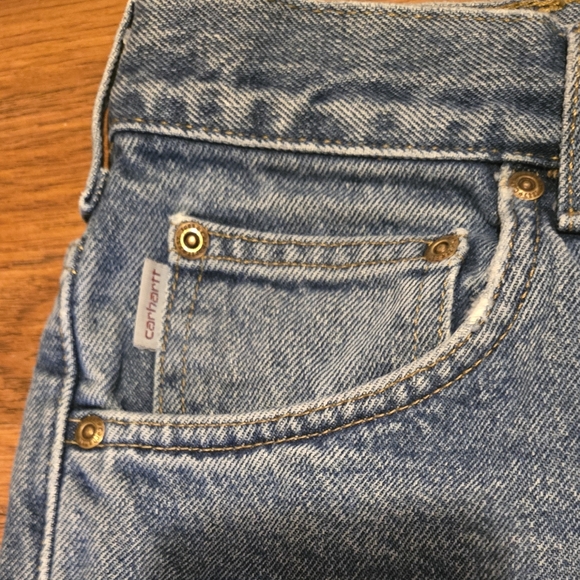 Carhartt LINED Jeans men's 40 x 36 comfy relaxed fit warm heavy workwear pants - Picture 2 of 10